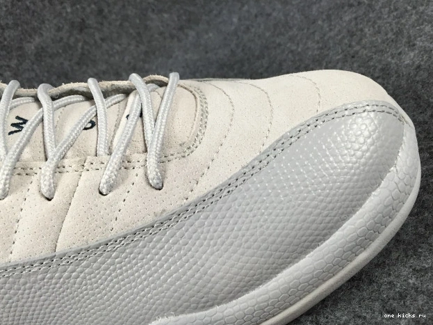 Rep 12 Grey Air Jordan Low 308317-002 Suede 0617